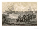 Buy Gustaf Adolf King of Sweden Lands at Usedom at AllPosters.com