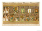 Buy Ani and His Wife Approach the Seven Gates of Arit the 10 Pylons of Osiris at AllPosters.com