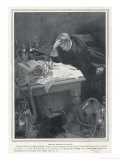 Buy The Adventure of the Dancing Men Sherlock Holmes Studies the Case at His Desk at AllPosters.com