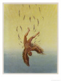 Buy Icarus Falls from the Sky as the Sun Melts His Wings at AllPosters.com