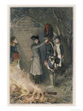 Buy During the Italian Campaign He Congratulates the Heroic Soldier Coignet Holding Him by the Ear at AllPosters.com