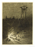 The War of the Worlds, a Martian Machine Contemplates the Drunken Crowd