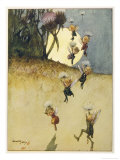 Buy Elves Parachuting with the Aid of Thistledown at AllPosters.com