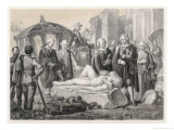 Buy Gustaf III of Sweden Travels in Italy Admires Antiquities at AllPosters.com
