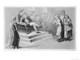 Buy North Berwick Witches: on Trial Before King James Geillis Duncan Plays the Tune She Played to Satan at AllPosters.com