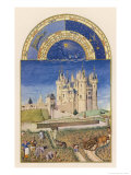 September the Wine Harvest Takes Place Close to the Chateau De Saumur
