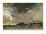 Buy Thunderstorm with Forked Lightning Over the French Countryside at AllPosters.com