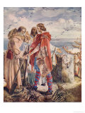 Buy Egfrith Invites Cuthbert to be Bishop of Hexham at AllPosters.com