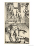 Malevolent Witch Bewitches a Groom in His Stable Before Doing Magic on the Horse