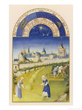 Buy June Making Hay Within Sight of the Royal Palace at Paris the Sainte Chapelle and the Conciergerie at AllPosters.com