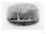 Buy British Ships Merlin and Firefly Struck by Russian Infernal Machines at AllPosters.com