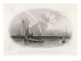 British Naval Boat Taking Soundings Under the Batteries of Cronstadt