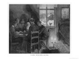 Buy Spirit Seance in a Garret on a Winter Evening in Germany at AllPosters.com