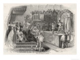 Buy Command Performance, Queen Elizabeth I Watches a Play in One of Her Palaces at AllPosters.com