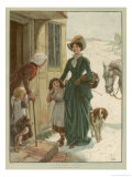 Buy Christmas Charity 1886 at AllPosters.com