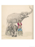 Buy Circus Elephants and Their Trainer at AllPosters.com