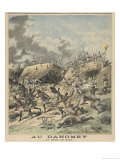 The French in Dahomey Take Kana Killing Quite a Number of Dahomey Natives as They Do So
