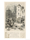 Buy Carol Singers in the Courtyard of a Medieval Castle at AllPosters.com