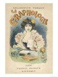 Buy La Graphologie, French Manual on the Study of Handwriting, a Lady Studies a Script at AllPosters.com
