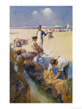 Buy Captain Bligh and His Fellow Castaways Survive by Seeking Oysters off the Great Barrier Reef at AllPosters.com