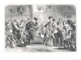 Buy Poor Old Man and Musical Friends Beg Wassail-Bowl from Lord of the Manor at AllPosters.com