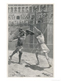 Gladiators in Combat in an Arena