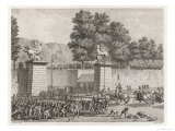 Buy As Paris Seethes with Unrest the Prince De Lambesc Orders German Troops to the Tuileries Gardens at AllPosters.com
