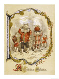 Buy The Butler Carries in the Traditional Boar's Head Followed by a Servant-Boy Carrying the Pudding at AllPosters.com