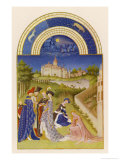Buy April Courtly Life in the Grounds of the Chateau De Dourdan at AllPosters.com