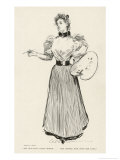 Buy Young Female Artist at Work at AllPosters.com