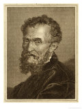 Buy Michelangelo Buonarotti Di Lodovico Simoni Italian Sculptor Painter Architect and Poet at AllPosters.com