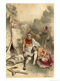 Buy Betrayed by the False Promises of the Jesuits the Hurons Protect Their Escape from Canada at AllPosters.com