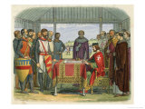 Buy King John Pressured by the Barons and Threatened with Insurrection at AllPosters.com