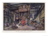 Buy The Steelworks of John Brown and Co Sheffield Yorkshire: The 6000 Ton Forging Press at AllPosters.com