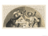 Buy Group of Drinkers Raise Their Glasses in a Toast at AllPosters.com