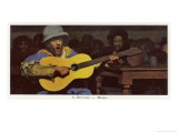 Buy Musician in Rural European Pub Sings for His Beer at AllPosters.com
