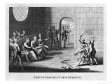 Buy "The Punishment of Scourging," a Prisoner is Tied in a Cell and Flogged at AllPosters.com