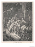Buy The Frozen Crew are Joined by an Albatross Which Sits on the Ship at AllPosters.com
