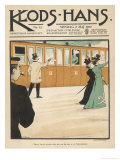Buy Waving Goodbye to Travellers on a Danish Railway Train at AllPosters.com