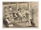 Buy Assistant Magistrate Reads the Newspaper on the Veranda at AllPosters.com