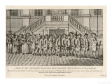 Buy Group of Male and Female Convicts Chained by Hand and Neck Before Transportation to America at AllPosters.com
