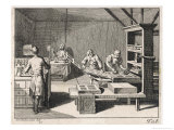 Buy Scene in a Printing Office at AllPosters.com