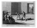 Buy Prisoner is Punished with a Cudgel or Baton Which is Used to Beat the Soles of His Feet at AllPosters.com