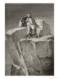 Buy Exiled on Saint Helena He Chooses a Picturesque Rock on Which to Meditate on the Past at AllPosters.com