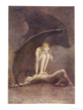The Evil One Perches on the Body of a Victim Whom He Has Succeeded in Ensnaring