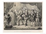 Buy Gustav III of Sweden Attends a Rehearsal of the Opera Gustaf Wasa at AllPosters.com