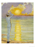 Buy Man Contemplates the Sunrise at AllPosters.com