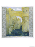 The Little Mermaid Watches the Castle Drawbridge Being Lowered
