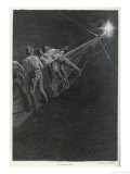 Buy Sailors in the Rigging Alarmed by the Appearance of St. Elmo's Fire at the Tip of a Spar at AllPosters.com