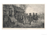 Buy An Old English Cottage Woman is Accused of Witchcraft by Fellow Villagers at AllPosters.com